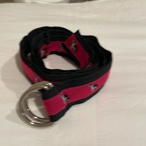 Lilly Pulitzer Boston terroir belt white label sz Medium